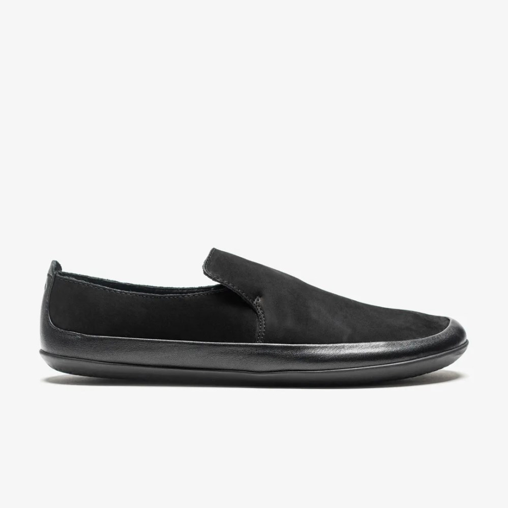 Vivobarefoot Opanka Svart Slip On Sko Dame [8-EMUK]